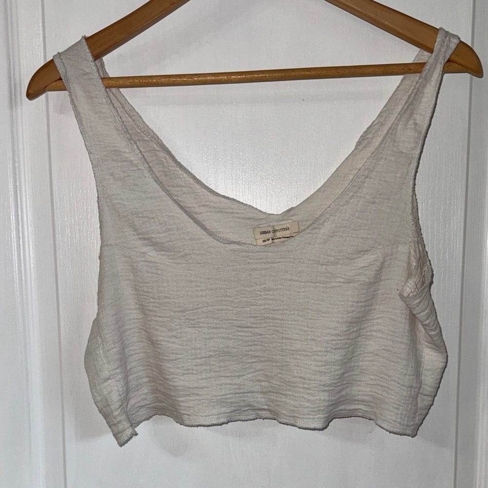 Urban Outfitters Cotto Women's Cream Tank Top
